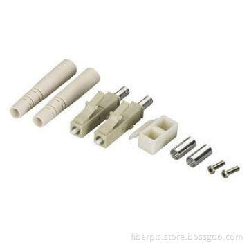 Zinc Alloy / Bronze Duplex LC fiber optic st connector with